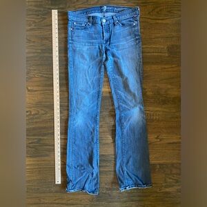 7 for All Mankind jeans women's size 28 blue denim boot cut